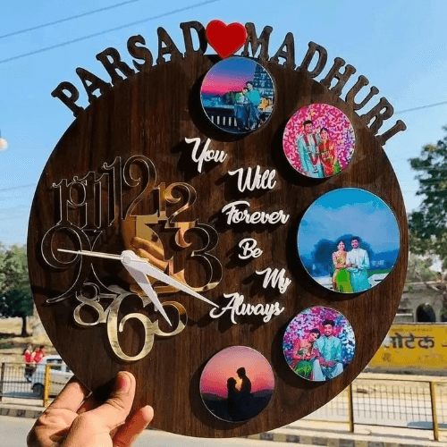 Customise Wooden Wall Clock