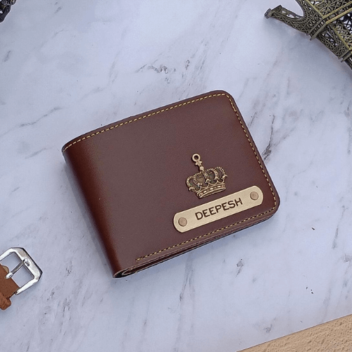 CUSTOMIZE NAME & CHARM FAUX WALLET