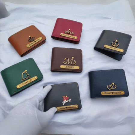 CUSTOMIZE NAME & CHARM FAUX WALLET