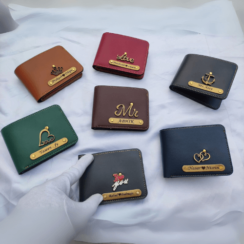 CUSTOMIZE NAME & CHARM FAUX WALLET