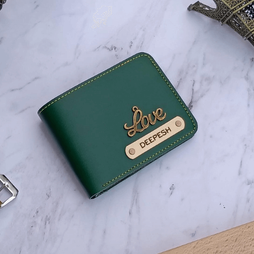 CUSTOMIZE NAME & CHARM FAUX WALLET