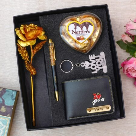 Customised Heart Chocolate Combo