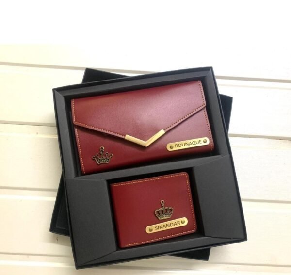 Customise Clutch & Wallet Couple Combo