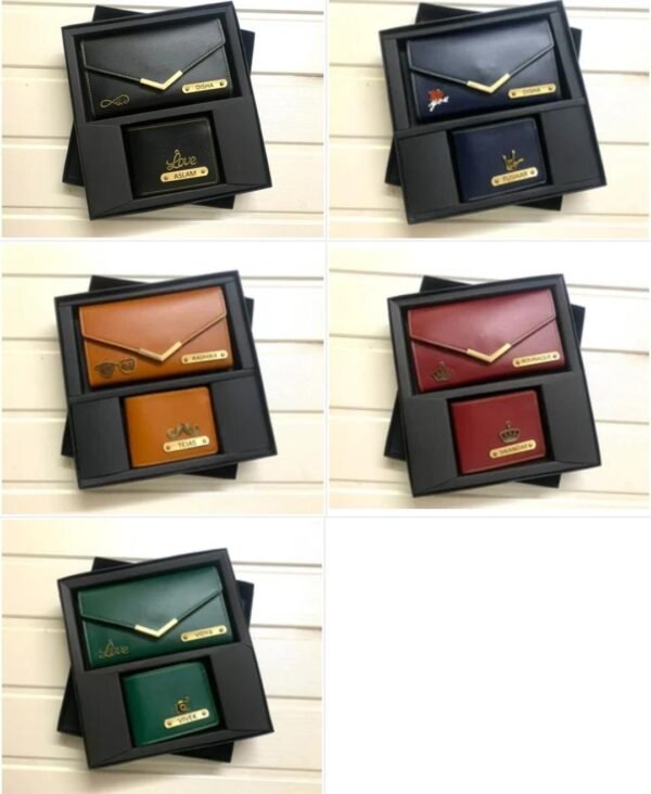 Customise Clutch & Wallet Couple Combo