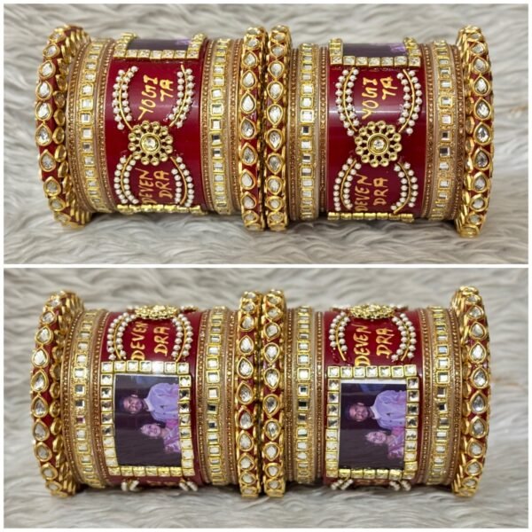 Classic Photo Bangles Set