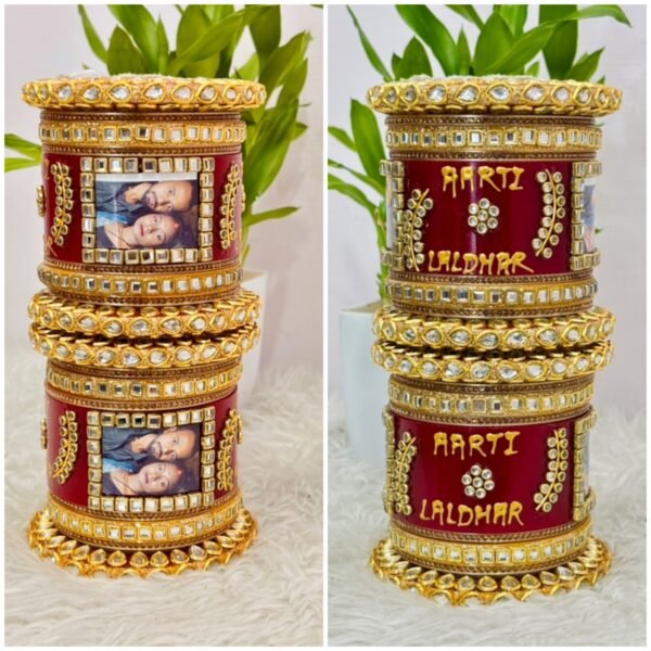 Classic Photo Bangles Set