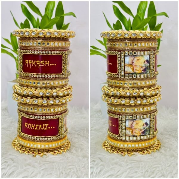 Classic Photo Bangles Set