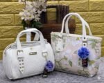 Ladies Flower Duffle Sling Bag Combo-2