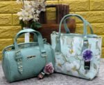 Ladies Flower Duffle Sling Bag Combo-2