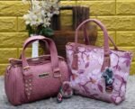 Ladies Flower Duffle Sling Bag Combo-2