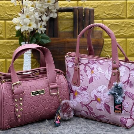 Ladies Flower Duffle Sling Bag Combo-2