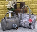 Ladies Flower Duffle Sling Bag Combo-2