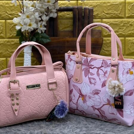 Ladies Flower Duffle Sling Bag Combo-2 (7)